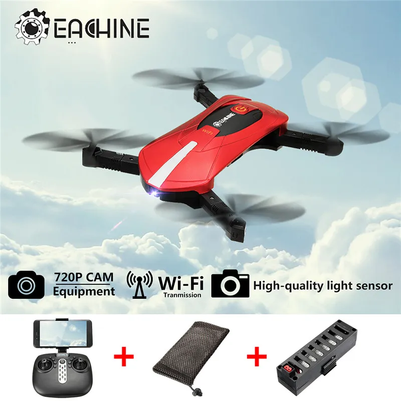 Eachine E52 WiFi FPV с 2 мегапиксельной камерой удержание высоты складной рычаг RC Дрон