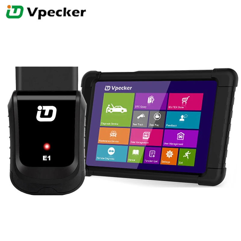 VPECKER E1 V10.5 Wi-Fi инструмент диагностики OBD OBD2 сканер Easydiag ABS Airbag SRS сброса нефти DPF EPB BMS Tablet диагностировать бесплатное обновление