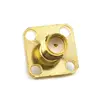 10Pcs/Set SMA Female Chassis Panel Mount 4 Hole Post Terminal RF Connector Coaxial Adaptor 5mm ► Photo 2/6