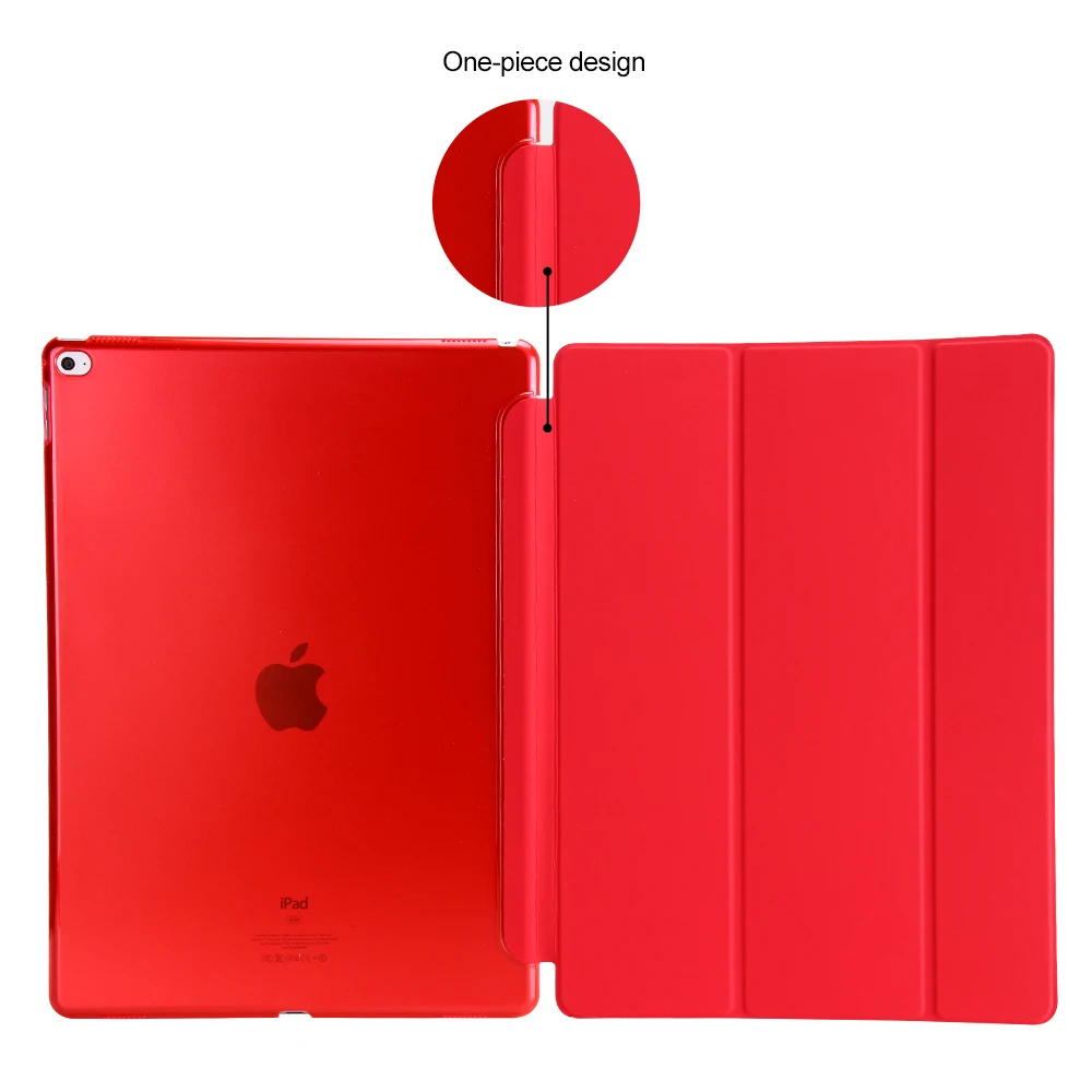 Чехол для планшета для iPad Air 1, модель A1474, A1475, A1476, SZEGYCHX, цветной, ПУ, ультратонкий, магнитный, умный чехол для сна - Цвет: Красный