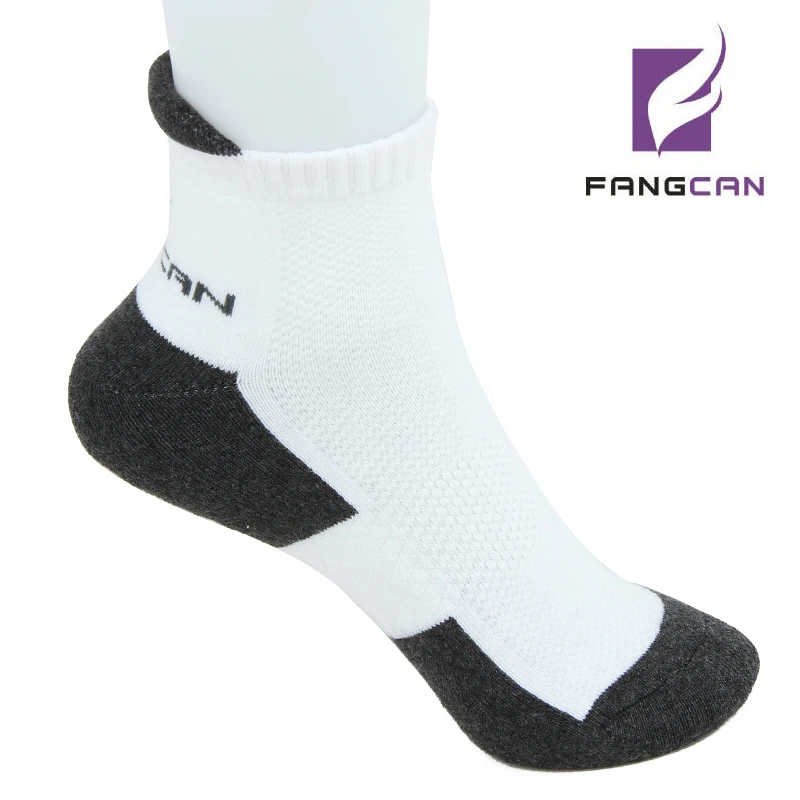 

1 pair FANGCAN SW905 Thicken Sports Men Boat Socks Cotton Deodorant Non Slip Indoor Sock Running Short Sock