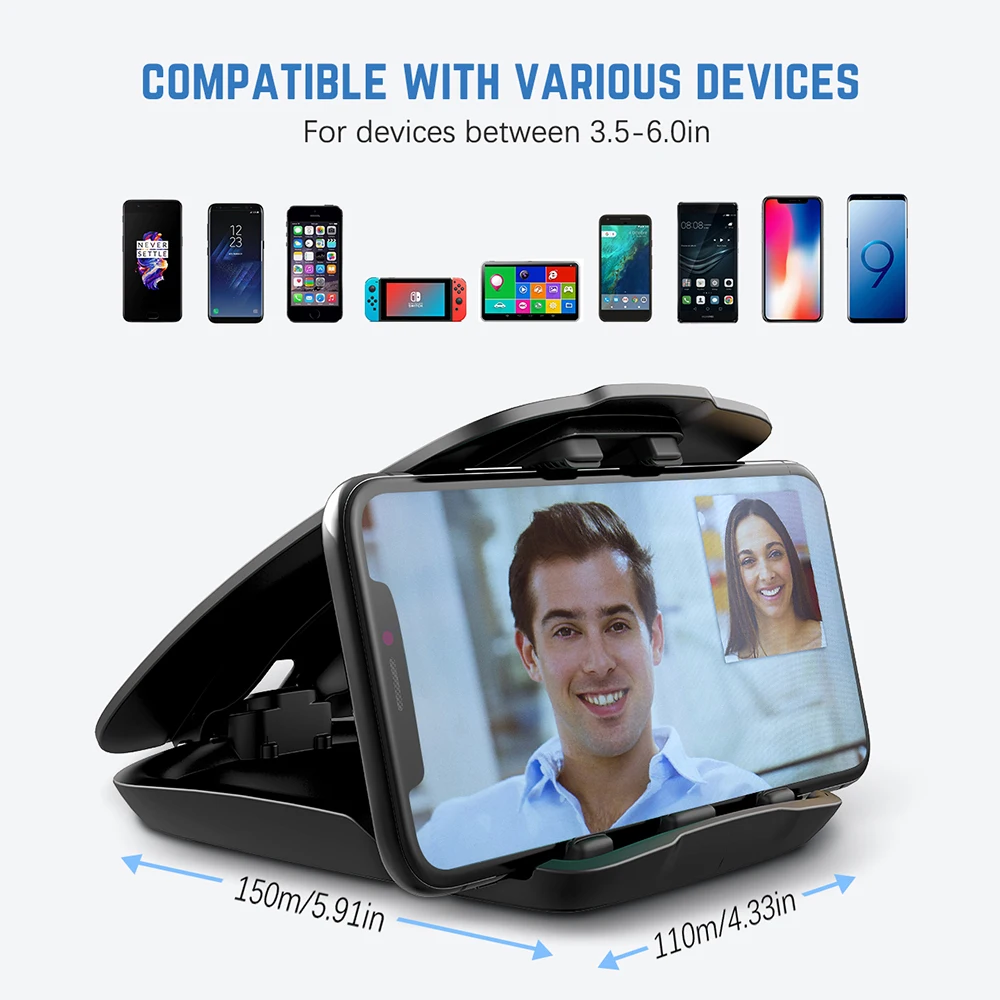 Beste Mpow CA090 Auto GPS Phone Holder Stabiele Bureau Houder Met Drie Slots Meerdere Hoeken Voor iPhone XR XS Huawei Xiaomi smartphone