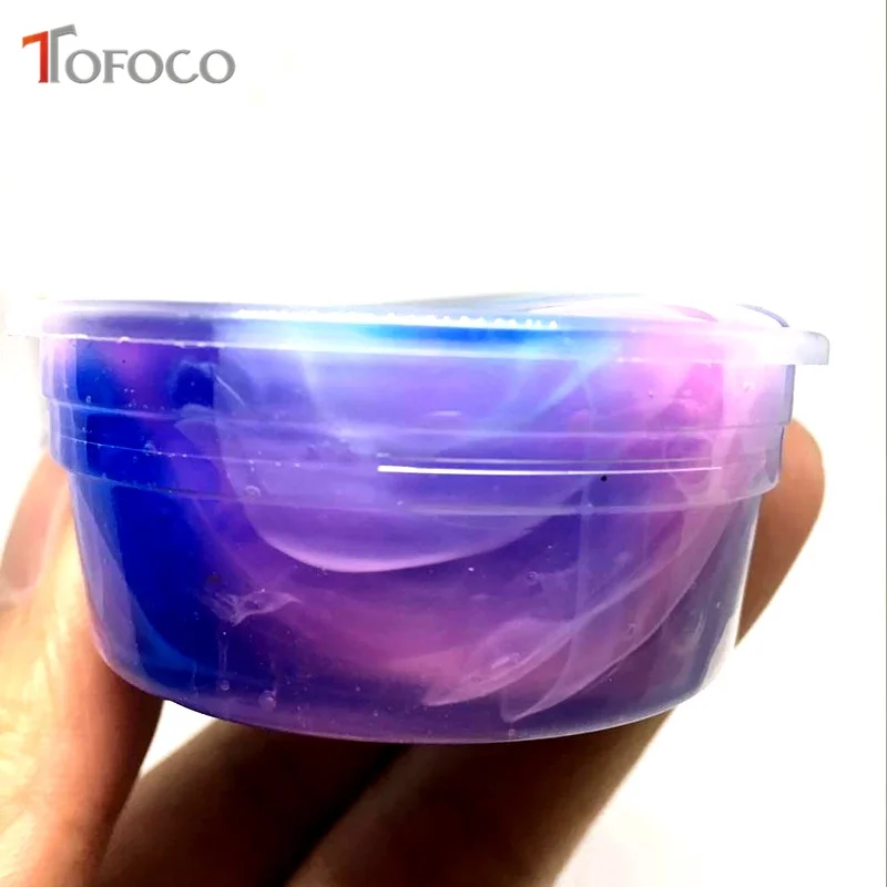 TOFOCO Multi Mixed Color Clear Slime Toys For Kids Diy Slime Box Cristal Clay Mud Lizun Dough Anti Stress Sludge Toy Plasticine TOFOCO Multi Mixed Color Clear Slime Toys For Kids Diy Slime Box Cristal Clay Mud Lizun Dough Anti Stress Sludge Toy Plasticine