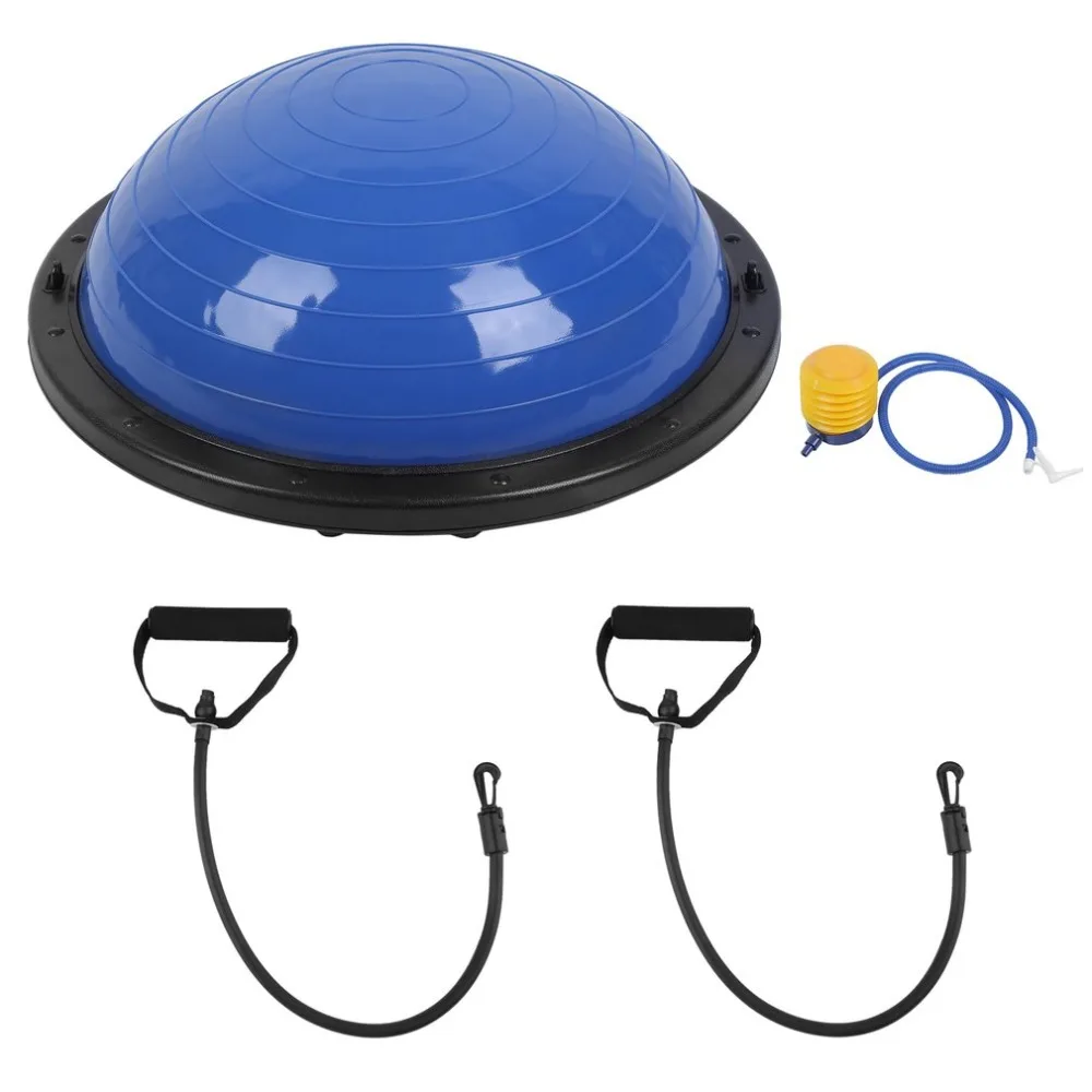 

Professional Elastic Balance Yoga Trainer Ball Slimming Balance Pilates Ball With Pump Balance Hemisphere Fitness Equipment
