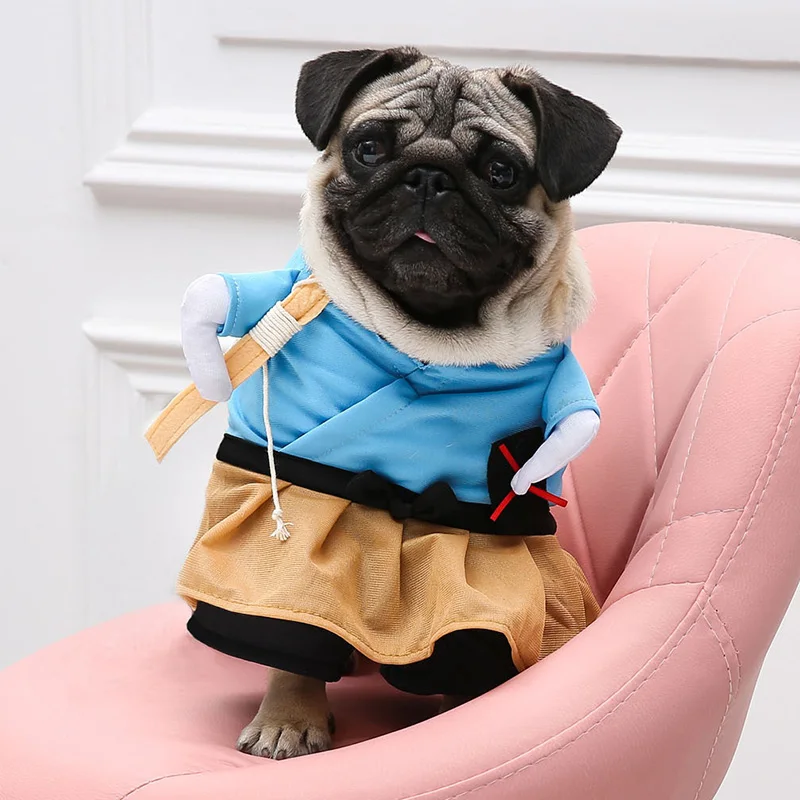 

New Arrival Dog Cat Costumes Urashima Taro Cosplay Suit Pet Clothing Halloween Christmas Clothes For Puppy Dog Costume for a cat