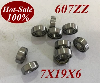 

10Pcs ABEC-5 High Quality Miniature Ball Bearing 607ZZ 607Z 607 ZZ 607-ZZ 7x19x6 MM 7*19*6 MM For NSK FAG NTN SKF KOYO machine