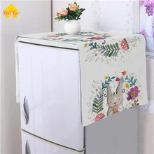 Meet хороший горячий однодверный холодильник пылезащитный чехол пасторальная домашняя печать высокого качества полиэстер чехол для стиральной машины мультфильм