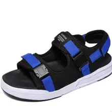 Новые мужские сандалии пляжная обувь мужские большие размеры обувь летние повседневные корейские сандалии двойного назначения Мужские Тапочки