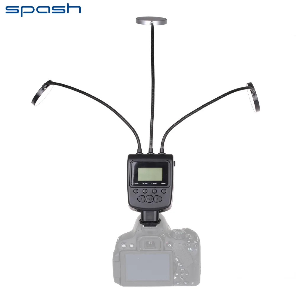 spash ML 3DS LED Macro Flash Light Speedlite for Canon Nikon Panasonic Olympus Sony Camera Flash