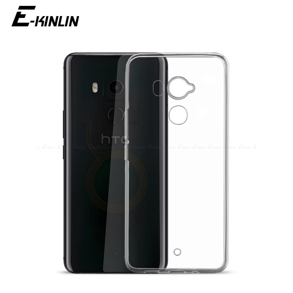 

Ultra Thin Slim Clear Soft Protective TPU Case For HTC U19e U12 U11 Eyes Plus Life U Ultra Play Silicone Back Phone Cover