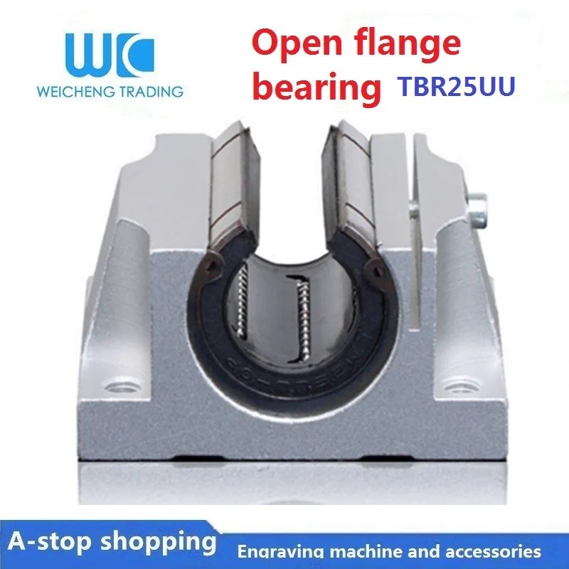 

TBR25UU aluminum Linear bearing slide Support Unit Solide Block match use TBR25 25mm linear guide rail