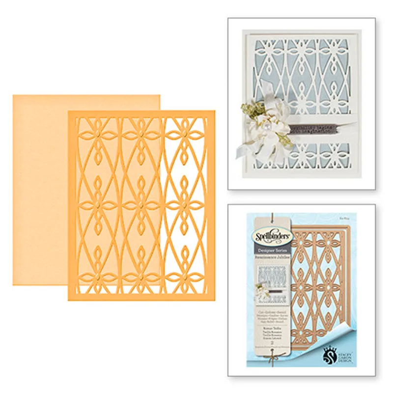 

Dies Roman Trellis Dies Square Background Metal Cutting Dies For Scrapbooking Craft Embossing Decorative Card Making