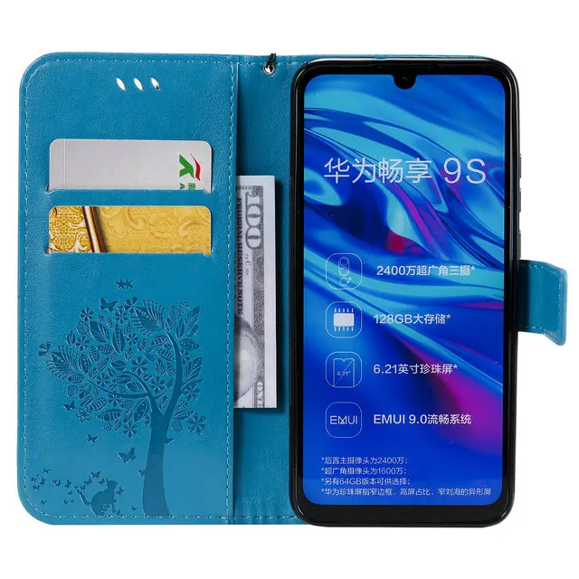 6,21 ''Honor10i 360 защиты принципиально huawei Honor 10i чехол 3D бумажник с тиснением для huawei Honor 10 я чехол 10i Honor i10 противоударный