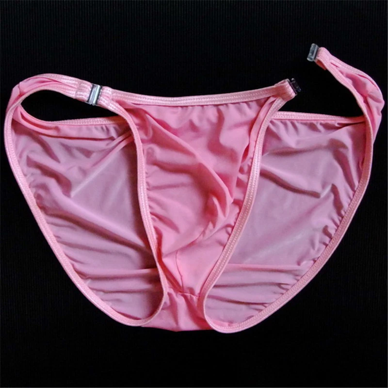 Mens Swim Thong Soft Ice Silk Bikini Briefs Low Rise Male Sexy ...