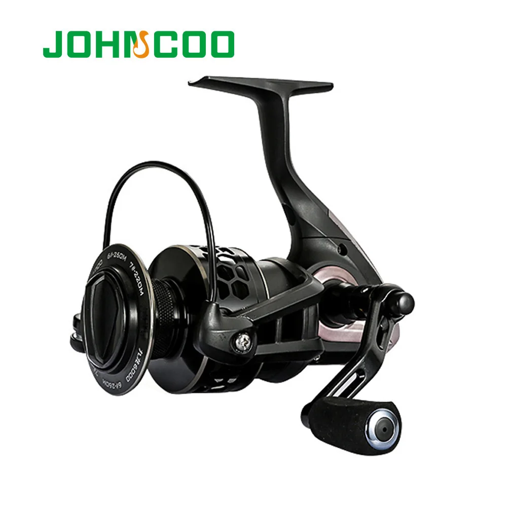 

Spinning Reel 5.0:1 Freshwater Fishing Reel 15-20KG Max Drag Power Spinning Wheel Long Casting Fishing 2000-6000 Szie