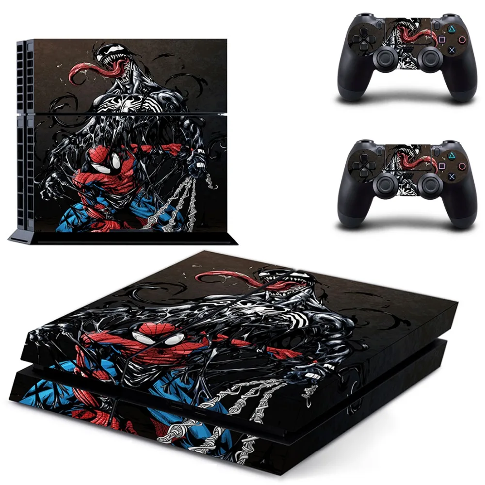Наклейка с изображением Человека паука для PS4 наклейка Sony Playstation 4 консоль
