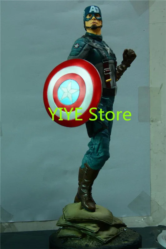 

New style Superhero Captain Model Anime Handmade Toys Dolls Desktop Decoration toys for children AG670