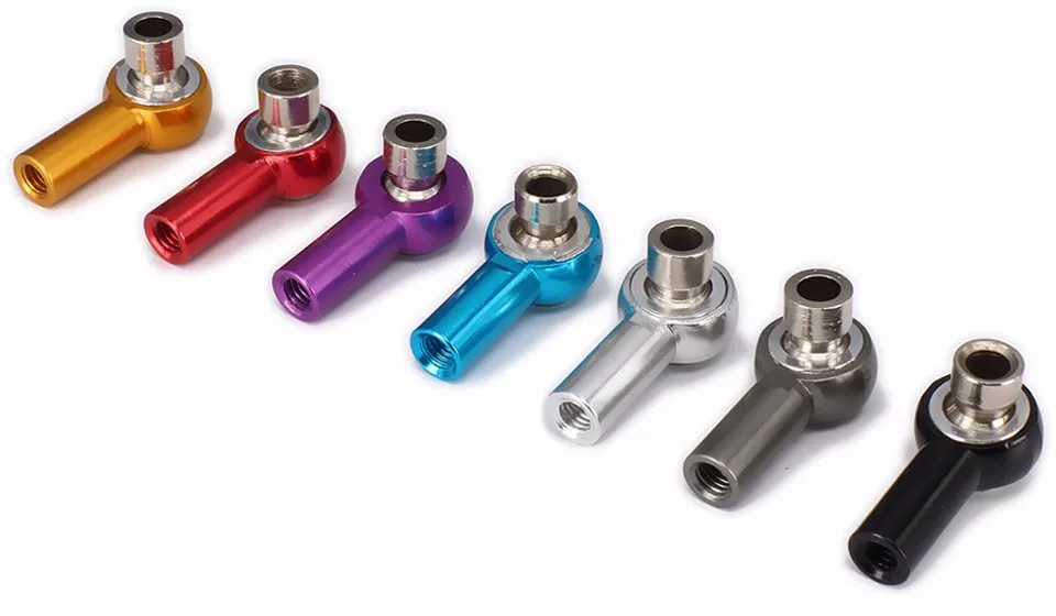 M3 3mm Thread 18mm Length aluminum Link Rod End Ball Joint (2)