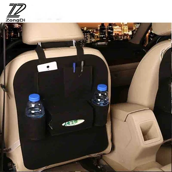 

ZD Car Accessories For Mercedes Benz W203 W211 W204 W210 AMG BMW F10 E34 E30 F20 X5 E70 Rear Seat Back Hanging Organizer Bag