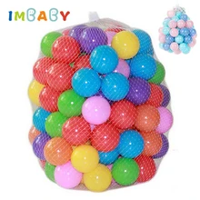 100/200 Uds 5,5/7 cm bolas de piscina bolas de plástico suave océano para Parque de juego colorido suave estrés aire malabares bolas sensorial bebé juguete