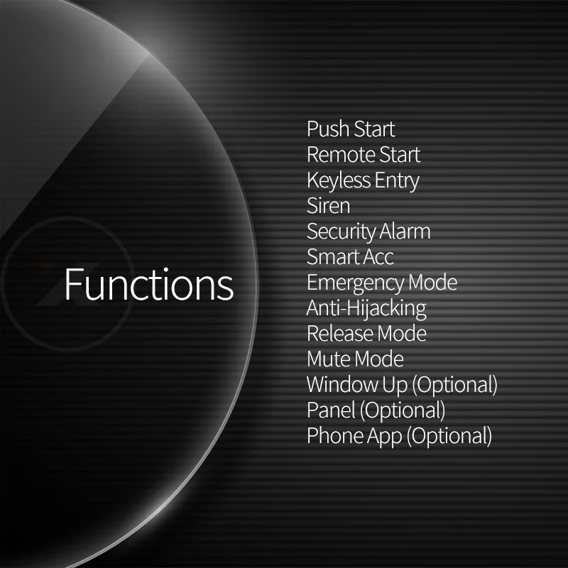 X start Универсальный peps Keyless Go Smart Key Система бесключевого доступа пульт