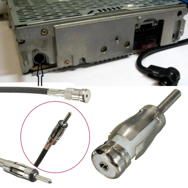 Male Plug To Din High Quality 2017 Converter Radio Aerial Antenna Kit
