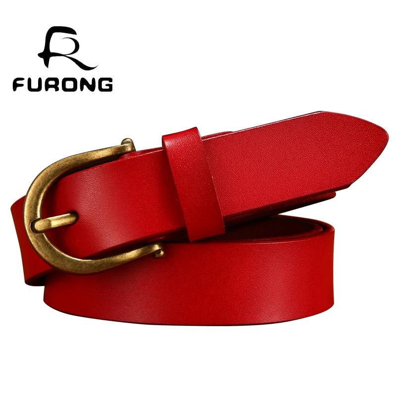 Designer Belts Women Gifts Cowskin Leather Women Belt Genuine Leather Drop Shipping Jeans Pin ...