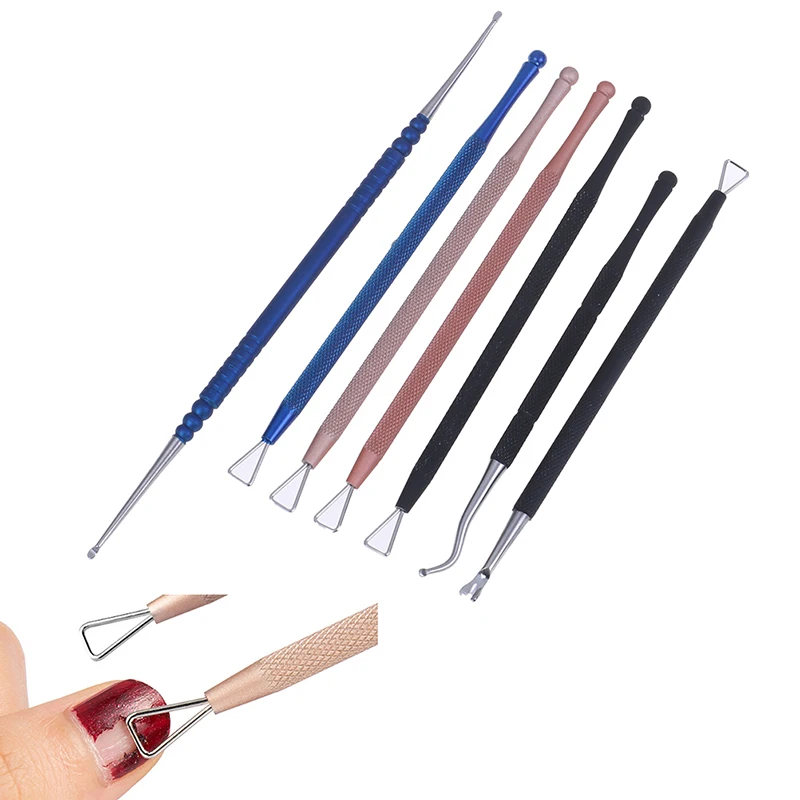UV Gel Polish Remove Toenail Clean Hook Toolr Stainless Steel Nail Art Dead Skin Remove New