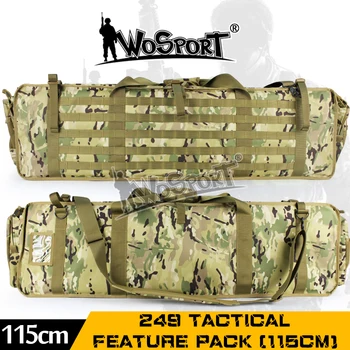

115cm Outdoor Tactical Gun Sport Hunting Bags Feature Pack Military Army Airsoft CS War Game Rifle Functional Pack Hunting Bags