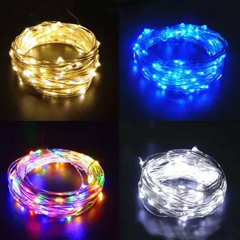 

2M/5M/10M Fairy String LED Lights 3XAA Battery Operated LED Holiday Light for Garland Party Wedding Christmas Decoration