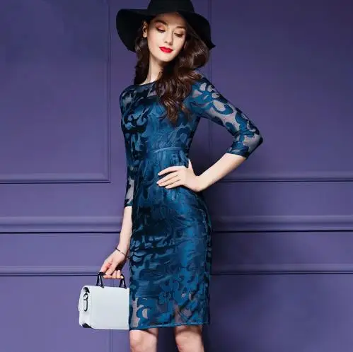 2018 летнее китайское традиционное платье Кружева cheongsam qipao женские длинные