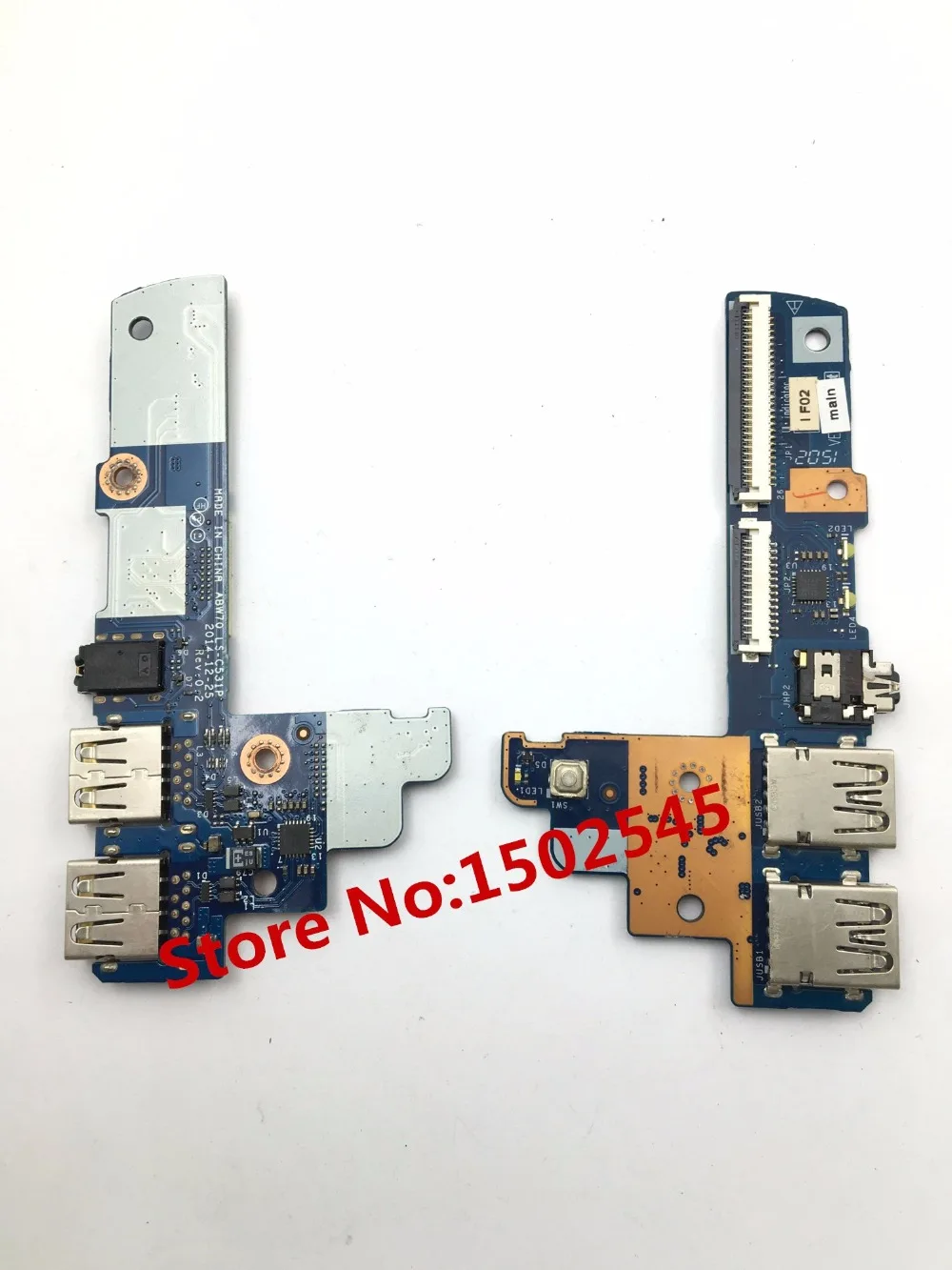 

Free Shipping Original Laptop USB Interface Board For HP M7-N M7-N101DX LED Light Board USB Board Audio Board ABW70 LS-C531P