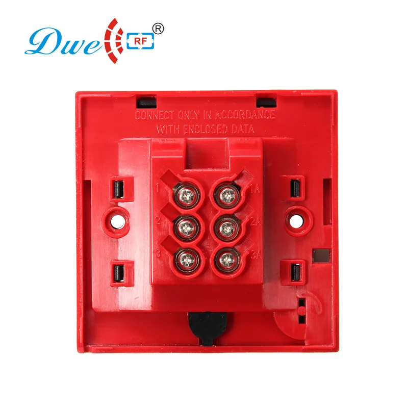 DWE CC RF  Security & Protection 12V emergency door exit button push button switch for access control system                    