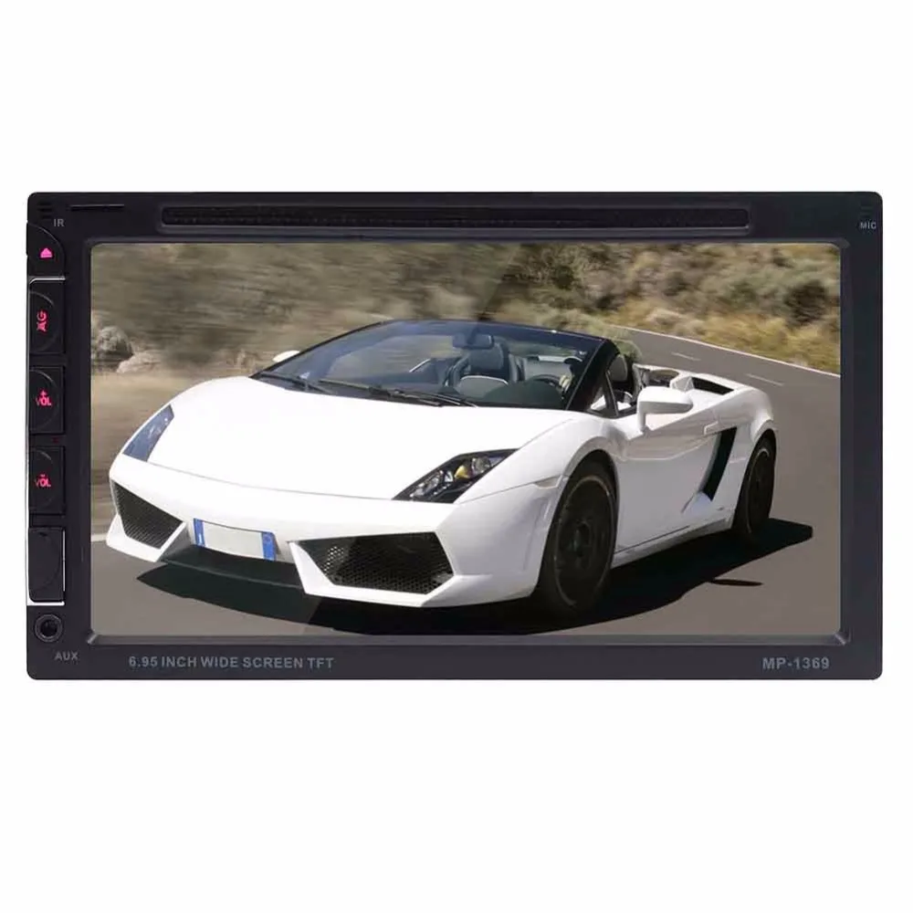 

Autoradio 2 Din General Car Models 7'' inch LCD Touch Screen Car Radio Player Bluetooth Car Audio Support Rear View Camera 1369