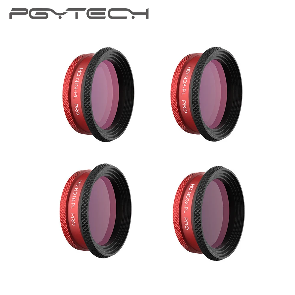 

PGYTECH Professional Mavic Air Filter Set ND8/16/32/64 ND4/8/16/32-PL Filters Kit Drone Camera Filter for DJI Mavic Air