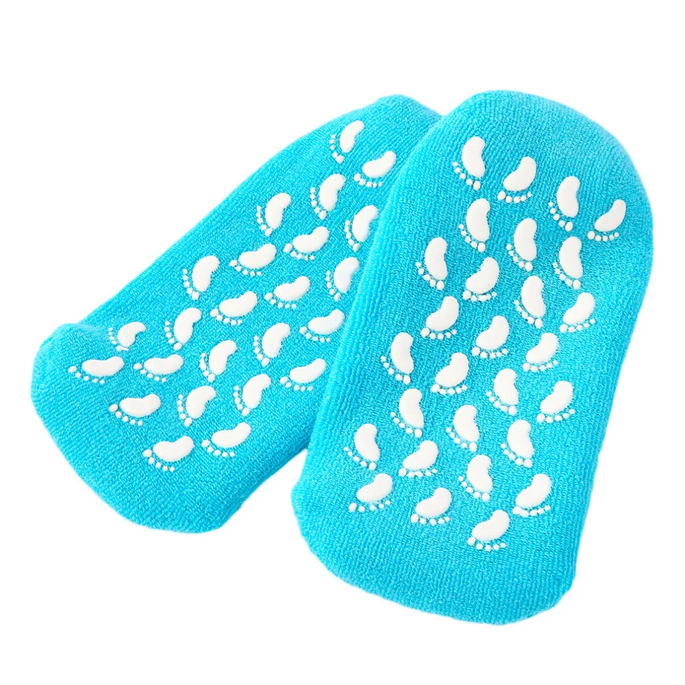 High Quality 1Pair Moisturize Soften Repair Cracked Skin Gel Sock Skin Foot Care Tool Treatment Spa 3