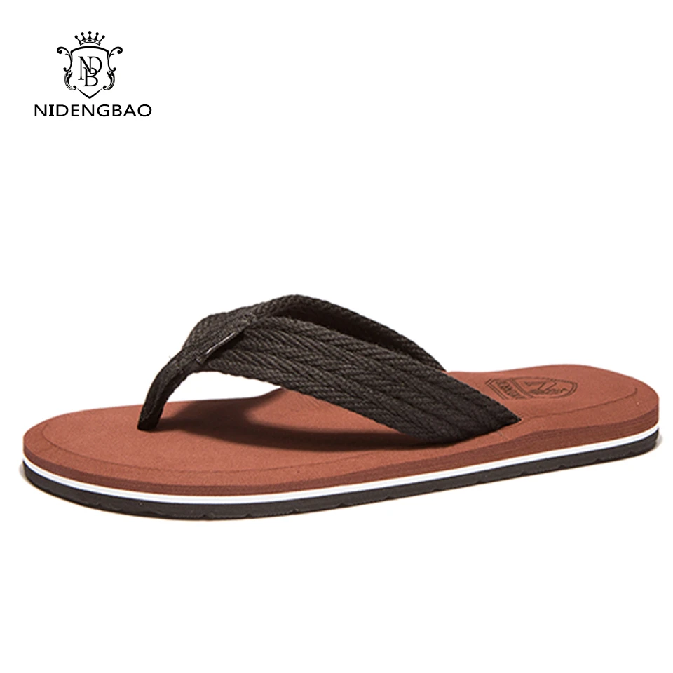 de marca hombre, sandalias informales, zapatos cómodos para la playa, - AliExpress