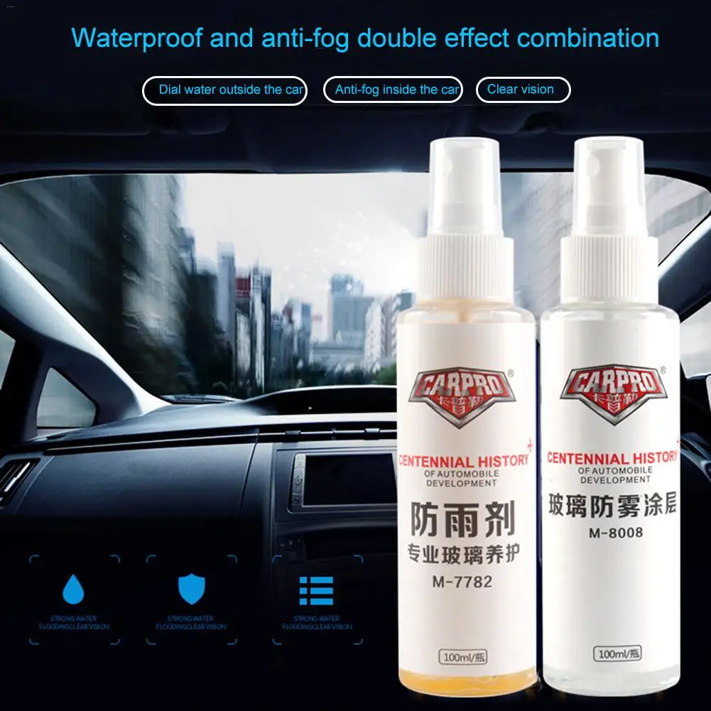 100ml Car Anti fog Windscreen Care Water Removing Glass Waterproof