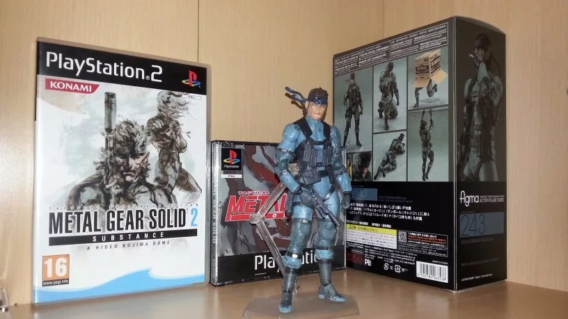 Figma 243 METAL GEAR SOLID 2: SONS OF LIBERTY 15 см змея ПВХ фигурка Коллекционная модель игрушки