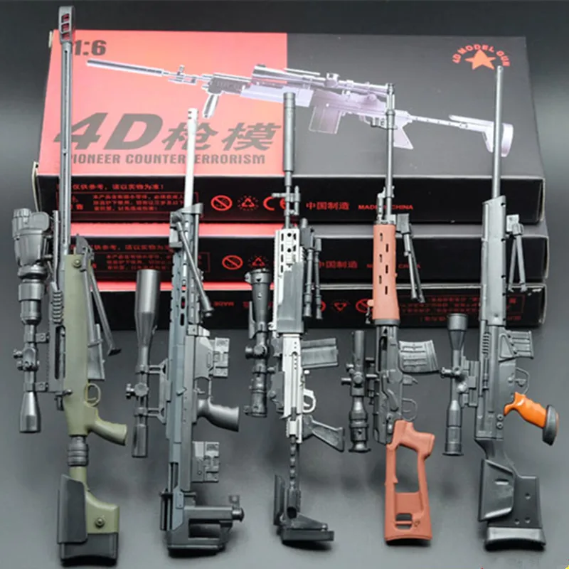 

DIY 4D 5pcs/lot 1:6 Mini Plastic Toy Gun Military pistol Assembly Model Intelligence Building Block Simulation Toy Gun Best Gift