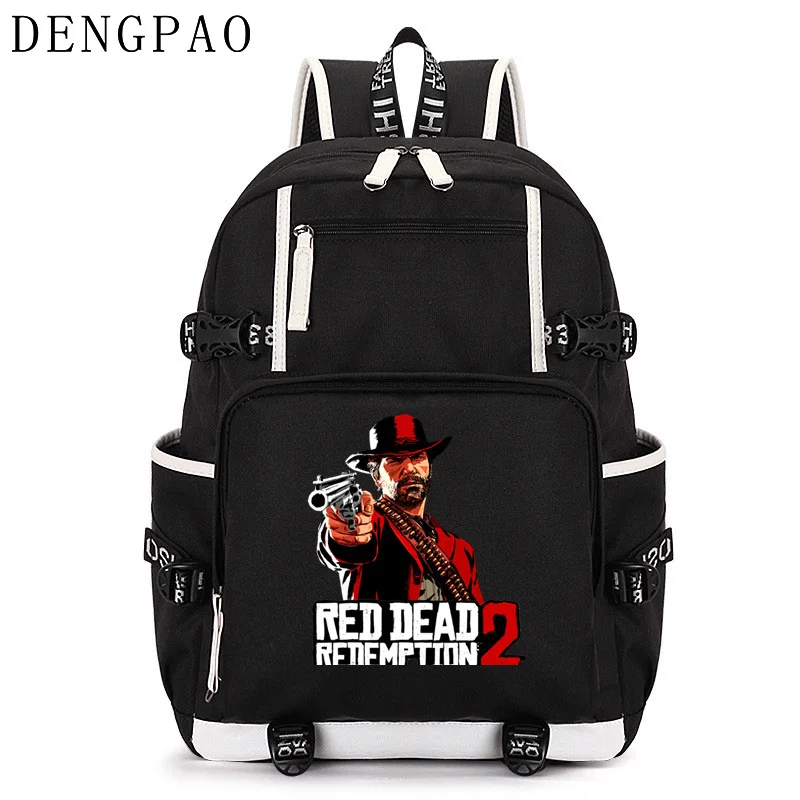 Dengpao красный изображения из фильма Red Dead Redemption 2 школьные ранцы для мальчиков и
