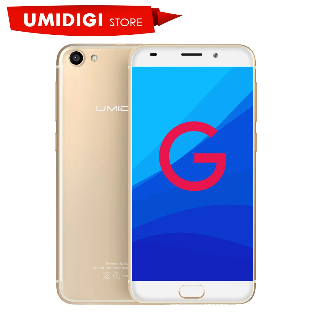 Umidigi G Android 7.0 5.0" Mobile Phone MTK6737 4G LTE