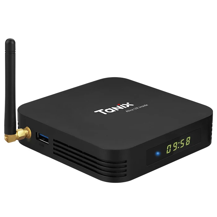 ТВ-приставка Tanix TX6-A Android 9,0 4 ГБ DDR3 32 Гб Allwinner H6 с двойной антенной Bluetooth USB3.0 2,4G WiFi Поддержка 6K H.265 телеприставка