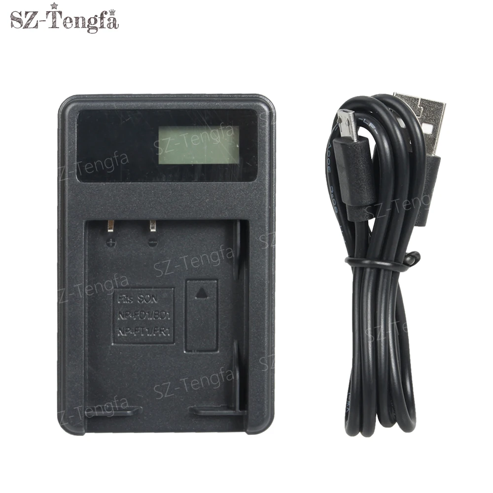 LCD USB cable charger NP FT1 For SONY DSC T5 DSC T9 Digital Camerain