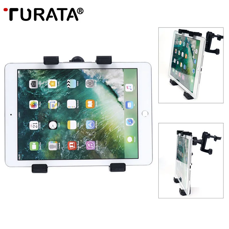 

TURATA Universal 7 8 9 10 11 inch Car Air Vent Tablet PC Stand Mount Holder Stand for Car for iPad Mini For iPad 2 3 Air