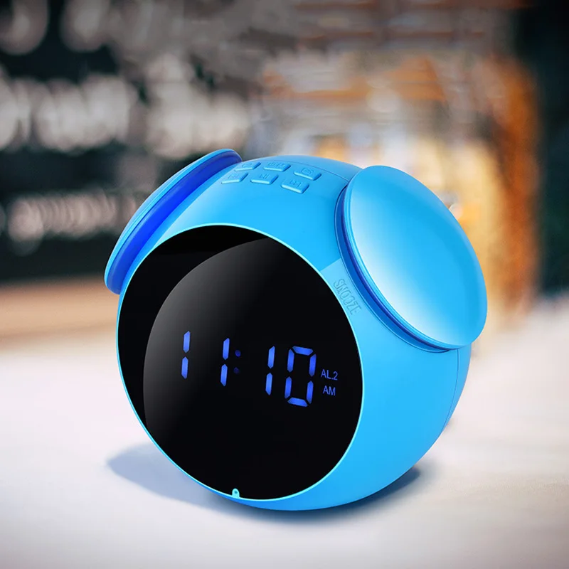 Саго Портативный Беспроводной BLuetooth Динамик светодиодный Время Дисплей