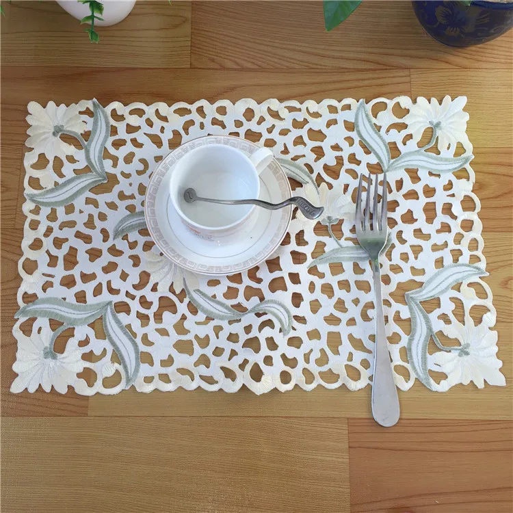 Coaster Mantel Pad чайные подставки для кружек кружевной коврик для обеденного стола прямоугольные салфетки коврики кухонные аксессуары QA1
