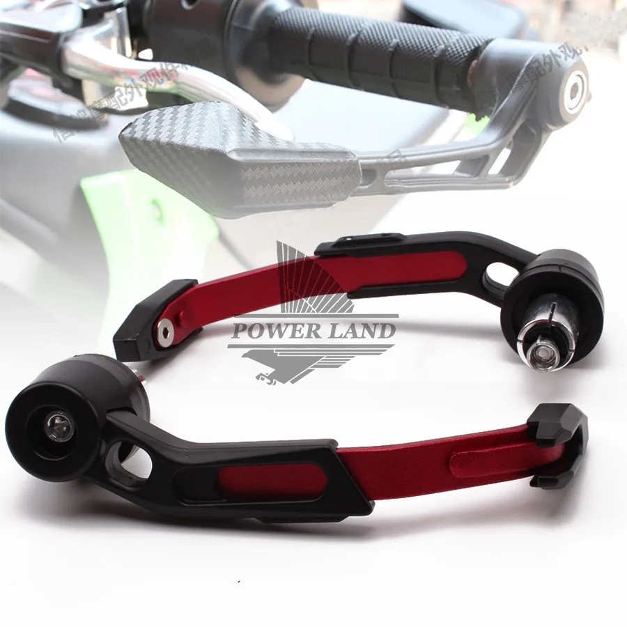 7/8" 22mm Aluminum&ABS Red Brake Clutch Levers Protect Guard