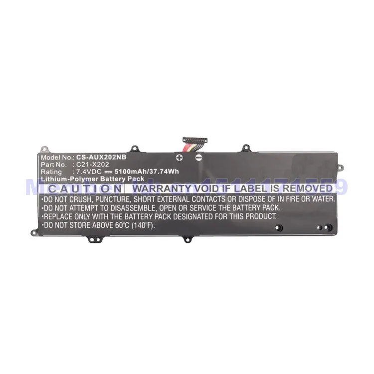 C21-X202 Laptop battery S200L3217E S200E X201E for ASUS S200LI236 for VivoBook X202E-CT006H Series ARM X202E-3E S200 X201 X201E