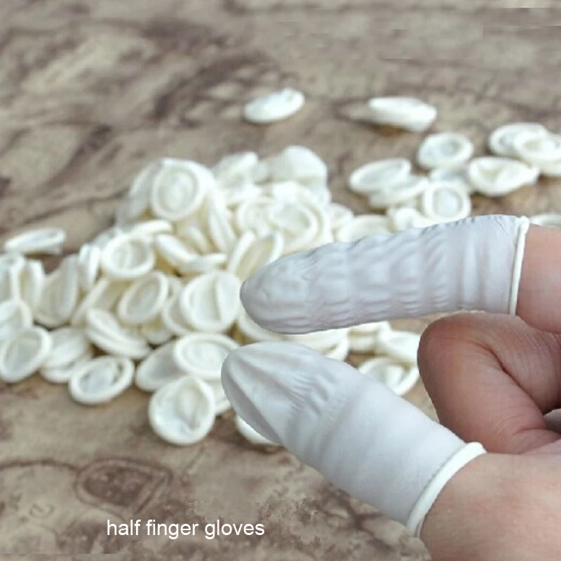 

Disposable finger sets single use latex finger cots for eyebrow lip operation Tattoo accessories 500pieces lot